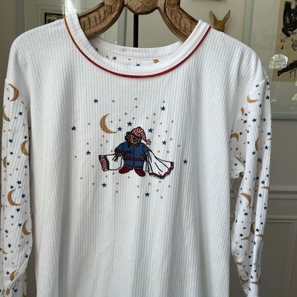 Vintage 90s Basic Editions Nightgown Sleep Tshirt Pajamas Teddy Bear OSFM - Picture 2 of 6